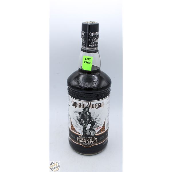 CAPTAIN MORGAN BLACK SPICED RUM 750ML 47.3%