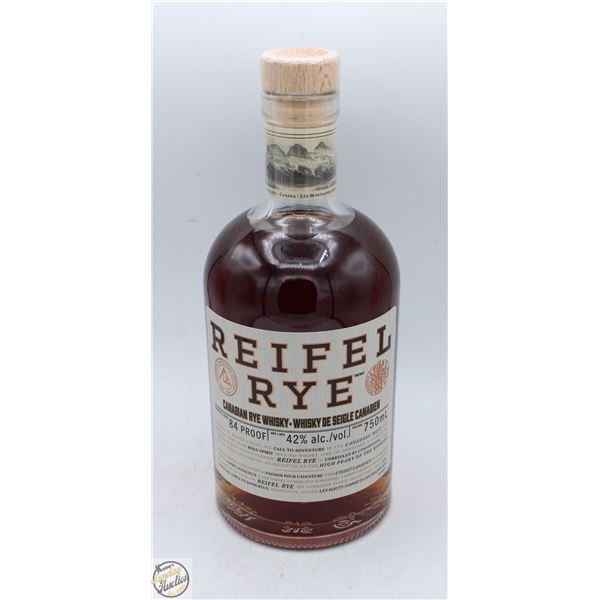 REIFEL RYE CANADIAN RYE WHISKEY 750ML 42%