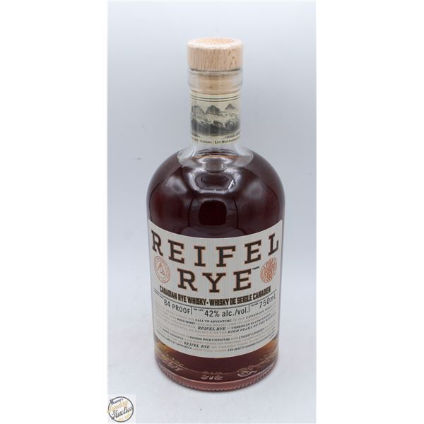 REIFEL RYE CANADIAN RYE WHISKEY 750ML 42%