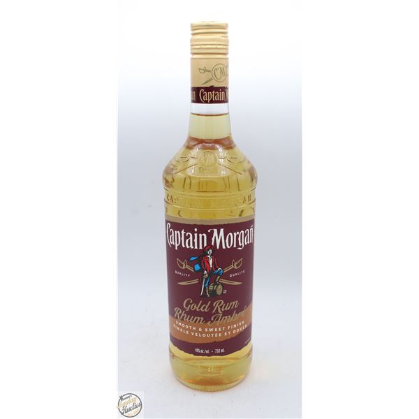 CAPTAIN MORGAN GOLD RUM 750ML 40%