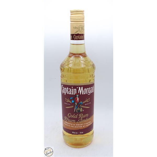 CAPTAIN MORGAN GOLD RUM 750ML 40%