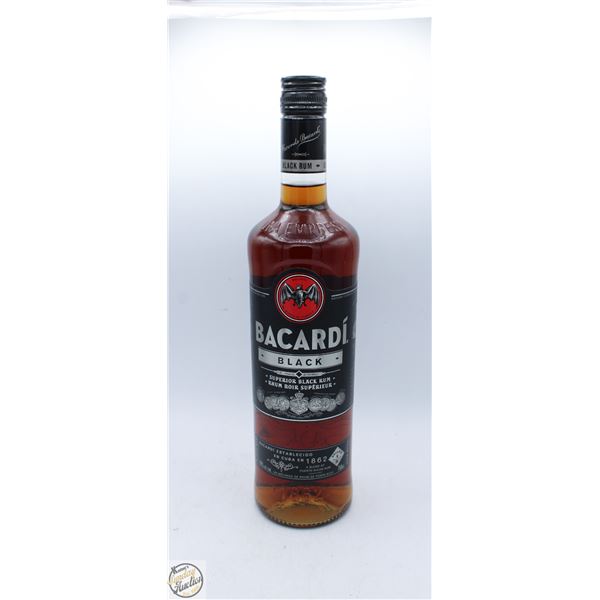 BACARDI BLACK RUM 750ML 40%