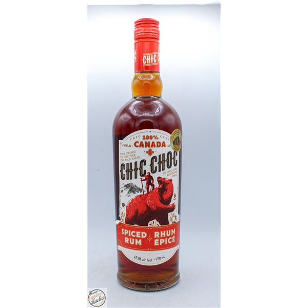 CHIC CHOC CANADIAN SPICED RUM 750ML 42.1%