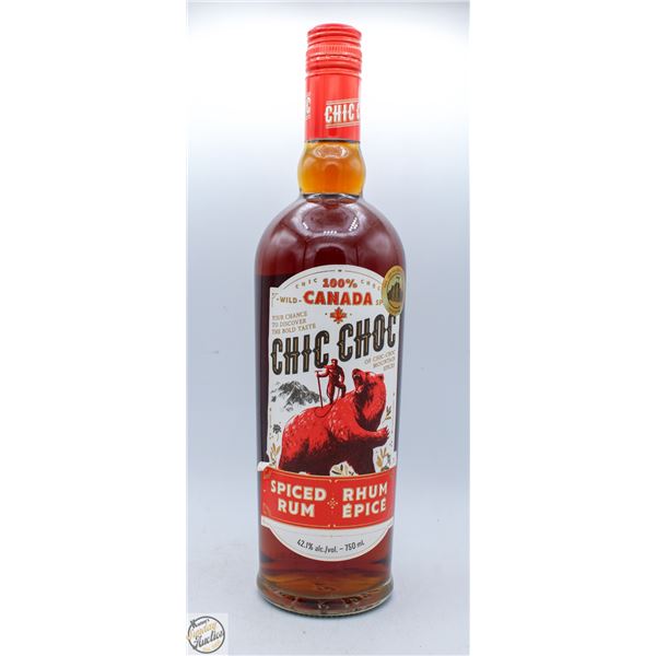 CHIC CHOC CANADIAN SPICED RUM 750ML 42.1%
