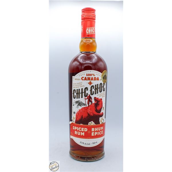 CHIC CHOC CANADIAN SPICED RUM 750ML 42.1%