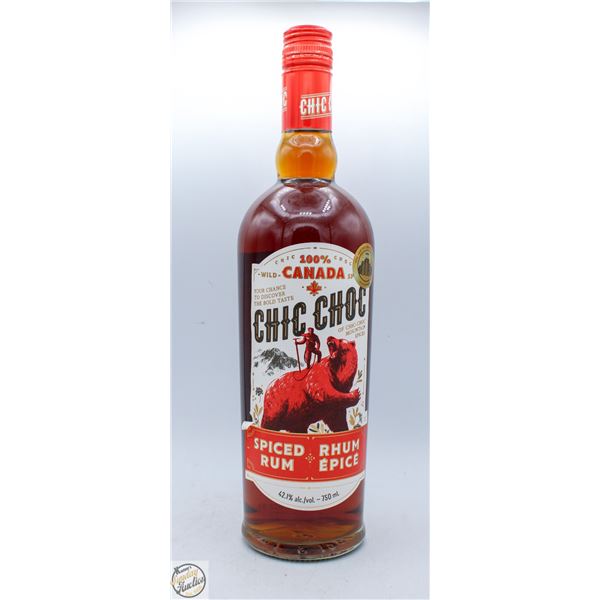 CHIC CHOC CANADIAN SPICED RUM 750ML 42.1%