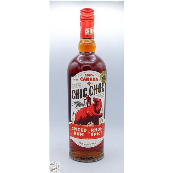 CHIC CHOC CANADIAN SPICED RUM 750ML 42.1%