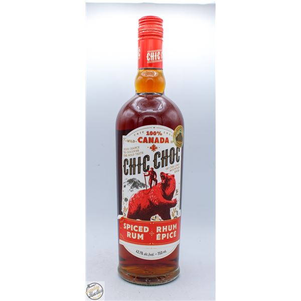 CHIC CHOC CANADIAN SPICED RUM 750ML 42.1%