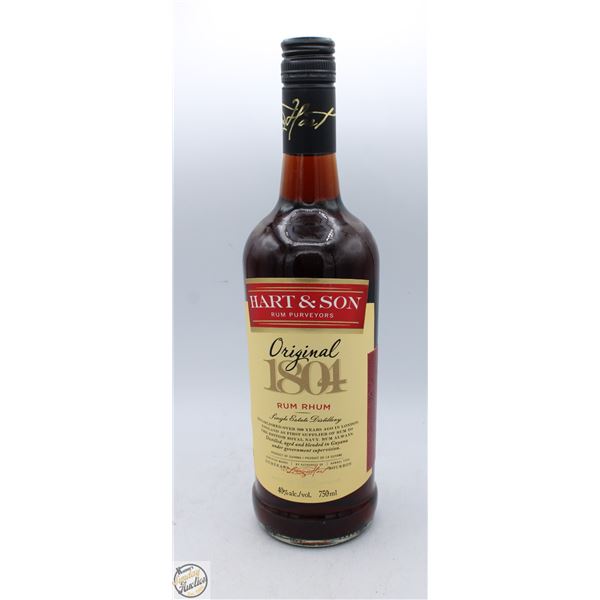 HART & SON RUM 750ML 40%