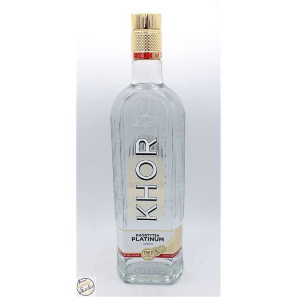 KHOR PLATINUM VODKA 750ML 40%