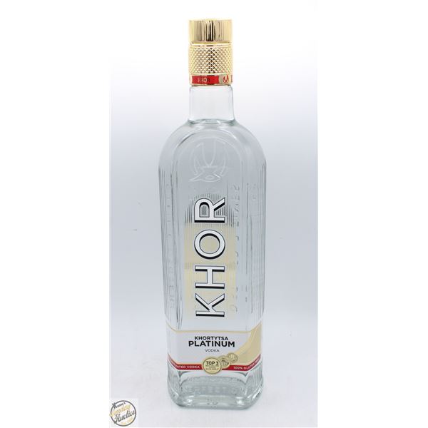 KHOR PLATINUM VODKA 750ML 40%