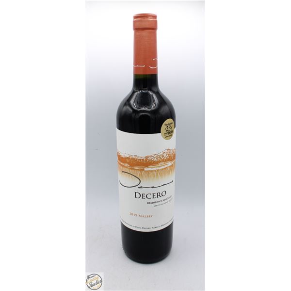 DECERO MALBEC 2019 750ML 14.5%