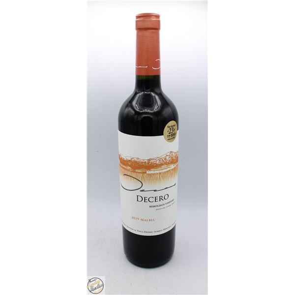 DECERO MALBEC 2019 750ML 14.5%