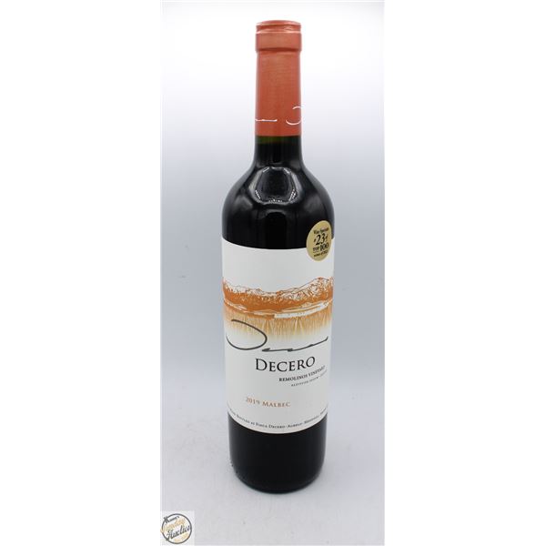 DECERO MALBEC 2019 750ML 14.5%