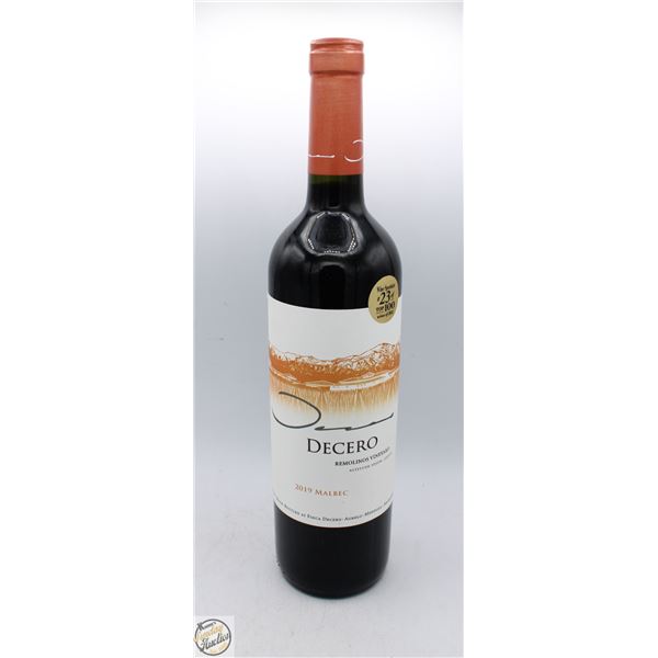 DECERO MALBEC 2019 750ML 14.5%