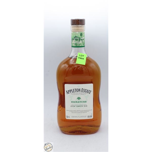 APPLETON ESTATES JAMAICAN RUM 750ML 40%