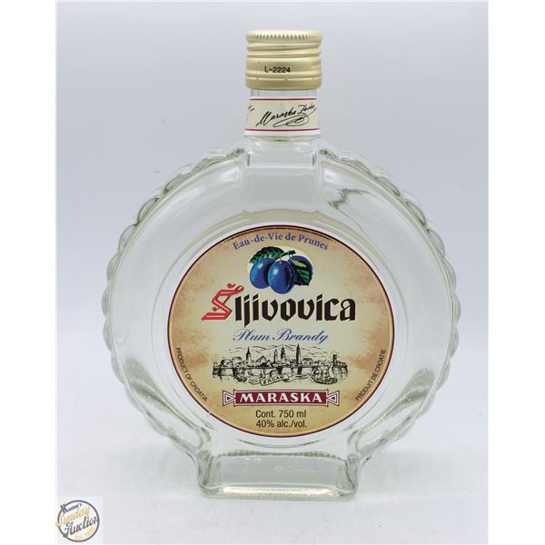 SLIVOVICA PLUM BRANDY MARASKA 750ML 40%