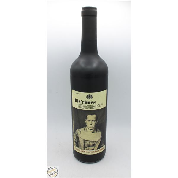 2021 19 CRIMES SABERNET SAUVIGNON 750ML 14.5%