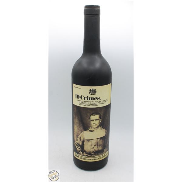 2019 19 CRIMES SHIRAZ GRENACHE MATARO 750ML 14.5%