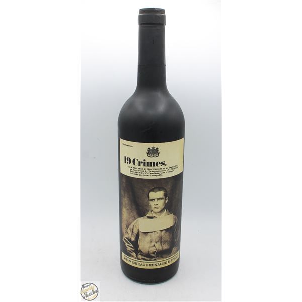 2019 19 CRIMES SHIRAZ GRENACHE MATARO 750ML 14.5%