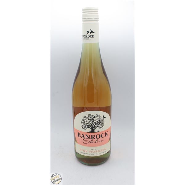 2020 BANROCK STATION PINK MOSCATO 750ML 6%