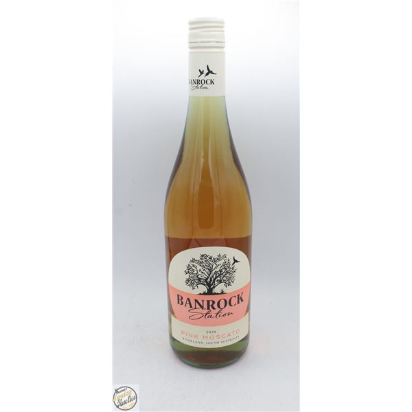2020 BANROCK STATION PINK MOSCATO 750ML 6%