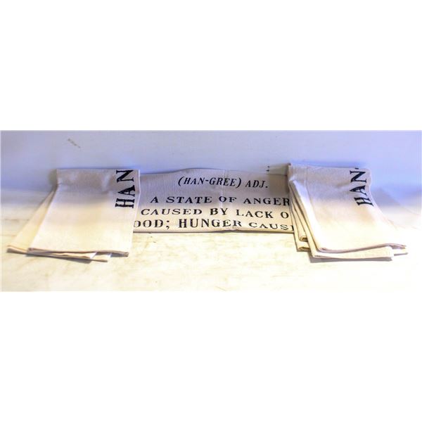 MONOGRAMMED TEA TOWELS- BRAND NEW- (3)