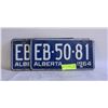 Image 1 : MATCHING SET OF 1964 AB LICENSE PLATES