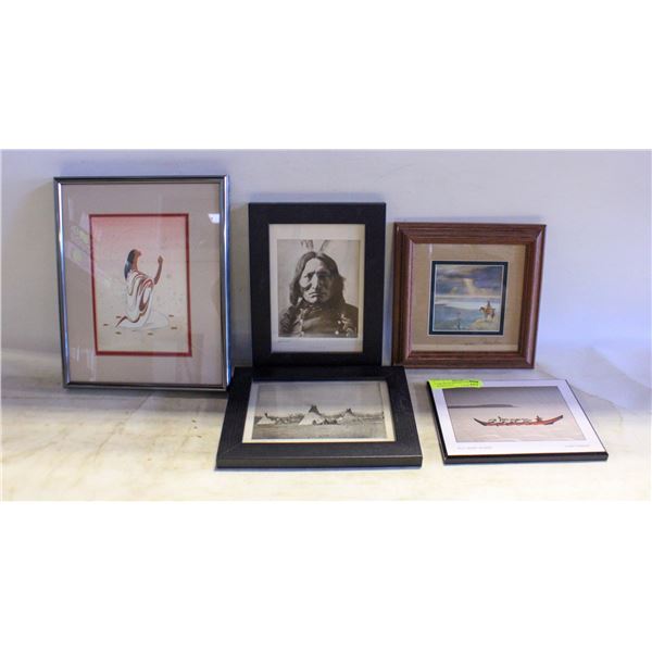 5 PIECES OF DIFFERENT HAIDA & INDIGENOUS