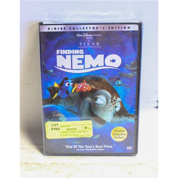 FINDING NEMO 2 DISC DVD SET- NEW FACTORY SEALED