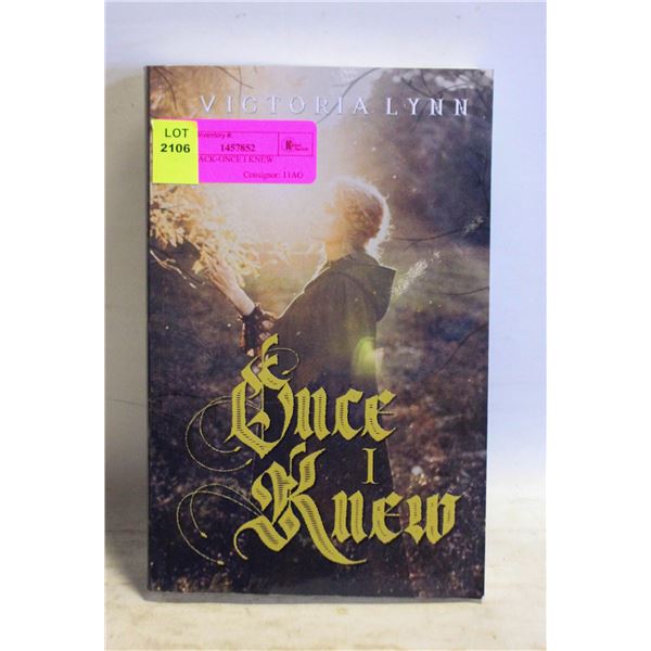 PAPERBACK-ONCE I KNEW