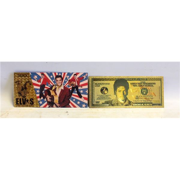 ELVIS PRESLEY + MICHEAL JACKSON BILL