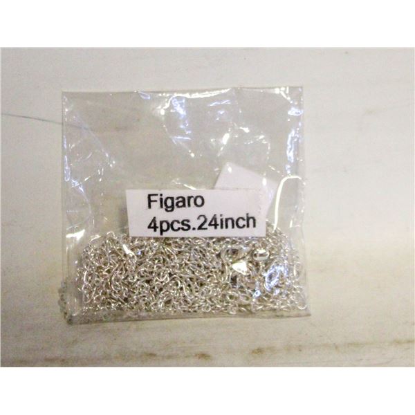 FIGARO 4 PCS 2O INCH NECKLACE CHAINS