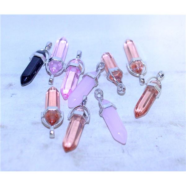 LOT OF 12 NECKLACE PENDANTS