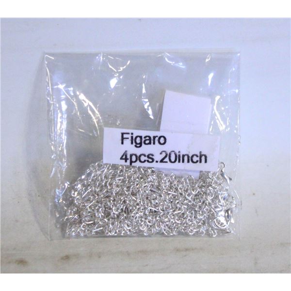 FIGARO 4 PCS 24 INCH NECKLACE CHAINS