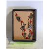 Image 1 : BRACELET/EARRING SET, GOLD TONE FLOWERS/RED BEADS
