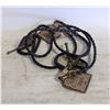 Image 1 : TWO NEW PISTOL GUN PENDANT NECKLACES
