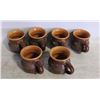 Image 1 : VINTAGE STONEWARE COFFEE MUG SET OF 6