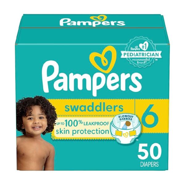 NEW 2 X 50 DIAPERS PAMPERS