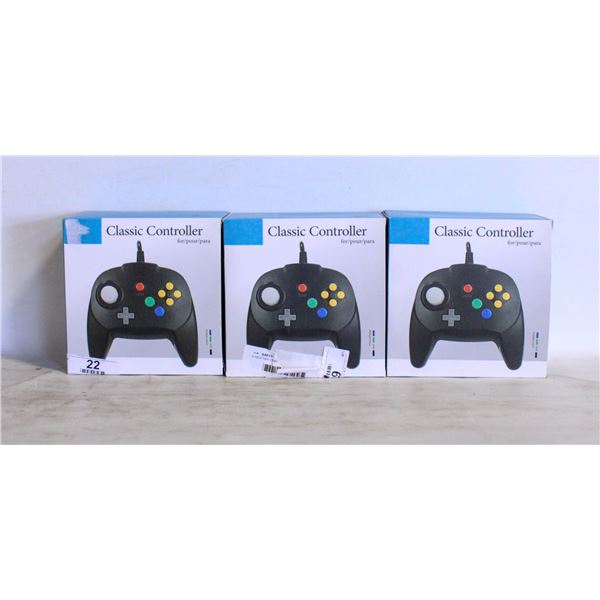 3 NEW CONTROLLERS FOR NINTENDO 64