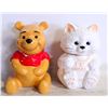Image 1 : 2 VINTAGE COOKIE JAR INCL; WINNIE THE POOH