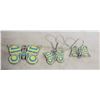 Image 1 : BUTTERFLY NATIVE ENAMEL EARRINGS AND