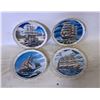 Image 1 : BOAT SHIP SET OF 4 COLLECTICBLE PLATES