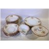 Image 1 : VINTAGE NORITAKE "ROSEBUD" DESSERT SET- 18 PIECE