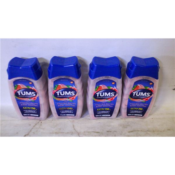 LOT OF 4 TUMS EXPIRY DATE JAN 2026