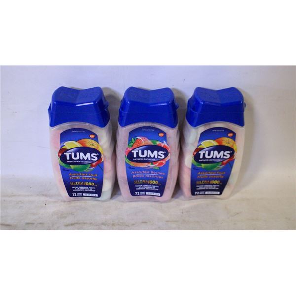 LOT OF 3 TUMS EXPIRY DATE JAN 2026