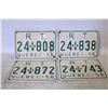 Image 1 : LOT OF VINTAGE QUEBEC CAR PLATES