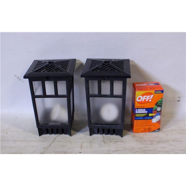 OFF BRAND POWER PAD LANTERNS (2) & REFILLS