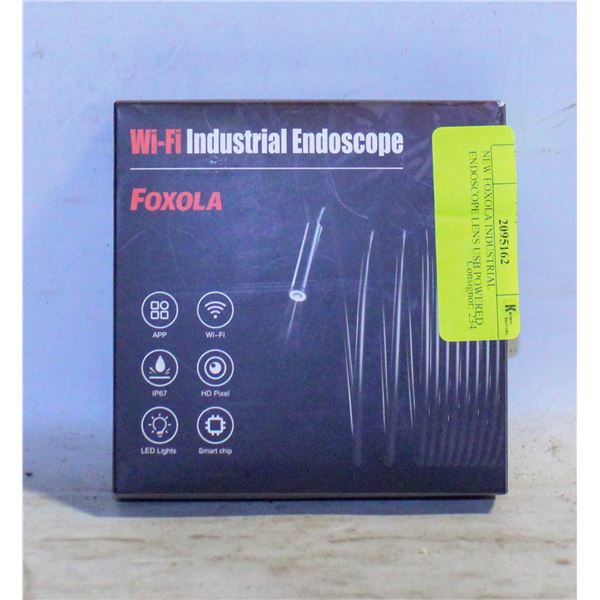 NEW FOXOLA INDUSTRIAL ENDOSCOPE LENS USB POWERED