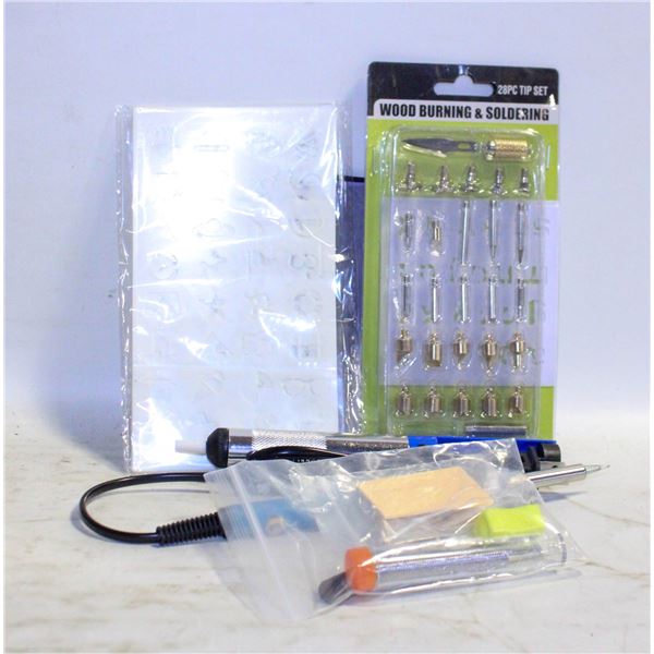 NEW WOOD CARVING SET BURNING WOOD FOR ARTS &